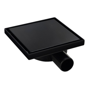 Scurgere baie patrata cu sifon rotativ 360 Fix DLO7 10 x 10 cm negru - Img 3