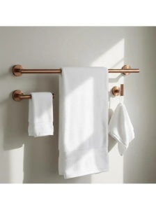 Set accesorii pentru baie Ari Brush Copper 4 piese - Img 4
