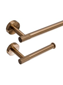 Set accesorii pentru baie GRID Brush Copper 4 piese - Img 3