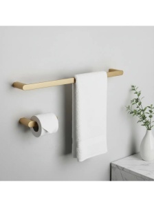 Set accesorii pentru baie Mati Brush Gold 4 piese - Img 6