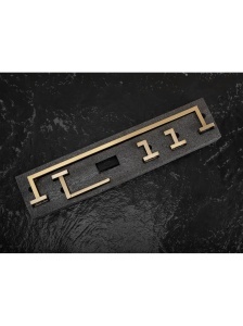 Set accesorii pentru baie Rio Brush Gold 4 piese - Img 7