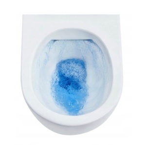 Set Bideu si Vas WC GEBERIT, ceramica sanitara, Vas WC FLUMINIA IMPERIA RIMLESS + Bideu +Capac Soft-Close Inclus SLIM PREMIUM+Cadru+Clapeta - Img 5