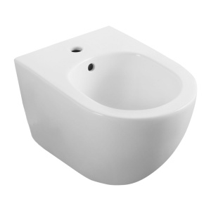 Set Bideu si Vas WC PRO GEBERIT, montaj suspendat, Vas WC VERONA Minerva RIMLESS + Bideu + Capac Soft-Close Inclus STANDARD + Cadru + Clapeta - Img 3