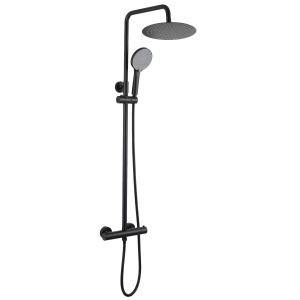 Set de duș fără pipă cu termostat Rea Lungo Black - Img 7