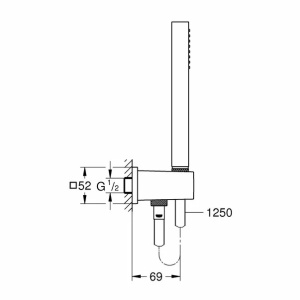 Set de dus Grohe Euphoria Cube Stick - Img 2