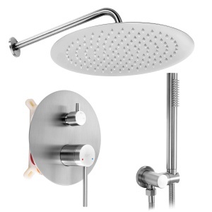 Set de dus incastrat Rea Foss Clif nichel periat cu box