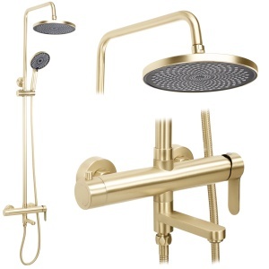 Set de dus Rea Arcos Brush Gold