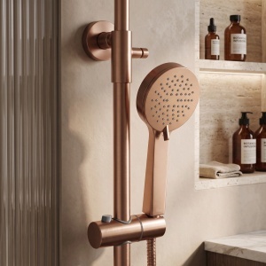 Set dus cu termostat Rea Parot Light Brush Copper - Img 7