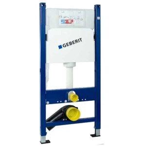 Set rezervor Geberit Delta cu clapeta dubla Geberit Delta50 Negru Mat si vas de wc Fluminia Ricci Tornado negru mat - Img 3