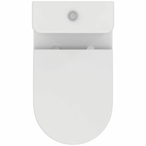 Set vas WC Ideal Standard Ellisse rimless BTW cu capac softclose alb si rezervor - Img 6