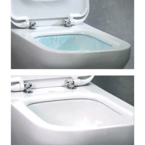 Set vas wc Ideal Standard Tesi AquaBlade cu capac soft close si rezervor Grohe cu clapeta Skate Cosmopolitan - Img 2