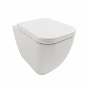 Set vas wc pe pardoseala Hatria Bianca Rimless BackToWall cu capac softclose - Img 4