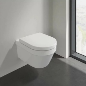 Set vas WC suspendat Villeroy & Boch Architectura DirectFlush cu capac softclose alb - Img 6