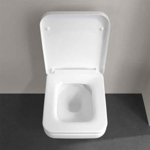Set WC suspendat Villeroy&Boch, Architectura, TwistFlush, cu capac soft close, quick release, alb - Img 7