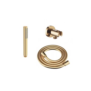 Sistem Complet De Dus PRO COSTA GOLD SET SLIM 30 + BOX, Montaj In Perete, Para Rotunda Tip Ploaie 30x30 Cm, 2 Functii De Curgere A Apei, Auriu - Img 3