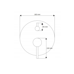 Sistem Complet De Dus PRO COSTA NEGRU, Montaj Incastrat In Perete, Ploaie De Dus 30x30cm, Finisaj Negru - Img 5