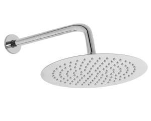 Sistem Complet De Dus REA HYPER CHROME + BOX, Montaj In Perete, Para Rotunda Tip Ploaie 25x25 Cm, 2 Functii De Curgere A Apei, Crom - Img 5