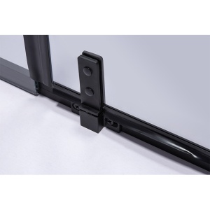 Usa de dus batanta pentru nisa SH08C negru mat 100 x 200 cm sticla 6 mm - Img 22