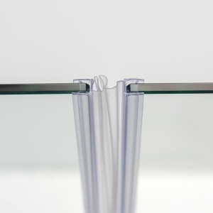 Usa de dus batanta SH01B auriu 90 x 195 cm sticla 6 mm - Img 8