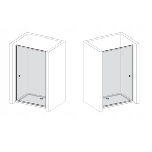 Usa de dus batanta Veldman Amaro sticla mata 80 x 195 cm sticla 6 mm - Img 5