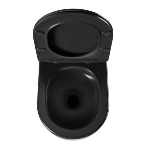Vas WC suspendat Nero Black cu sistem tornado, rimless si capac cu softclose - Img 9