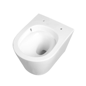 Vas WC suspendat Prima Tornado White TR-02, rimless cu capac din duroplast si inchidere softclose - Img 6