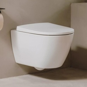 Vas WC suspendat Roca Ona rimless alb 53 x 36 cm - Img 2