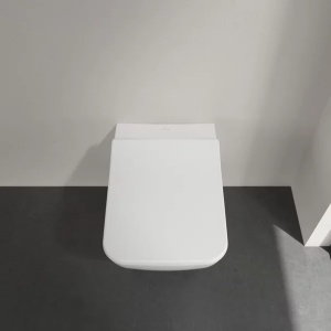 Vas wc suspendat Villeroy & Boch Collaro rimless cu capac softclose alb alpin - Img 8