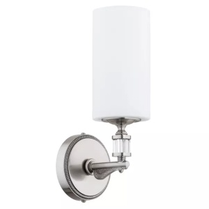 Aplica Kutek Merano Glass Shade Argintiu mat