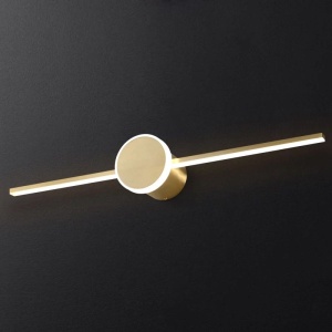 Aplica Led Perete Cu Aspect Modern, REA GOLD 80 CM APP844-1W, Dimensiuni 80 x 8 X 12 Cm, Finisaj Auriu - Img 4