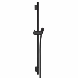 Bara cu furtun de dus Hansgrohe Unica S Puro 65 cm negru mat