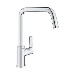 Baterie bucatarie Grohe Eurosmart crom cu pipa inalta - Img 1