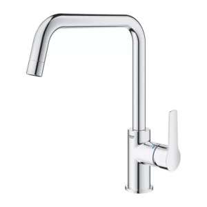 Baterie bucatarie Grohe Start crom lucios cu pipa pivotanta - Img 2