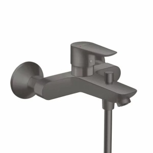 Baterie cada - dus incastrata Hansgrohe Talis E negru - crom periat