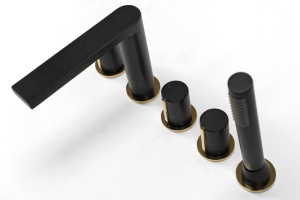 Baterie Cada REA ICON BLACK, Montaj Prindere Pe Cada 5 Gauri, Finisaj Negru Mat - Img 6