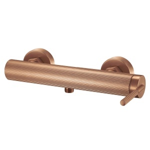 Baterie de dus Rea Argon cupru periat cu set de dus inclus - Img 3