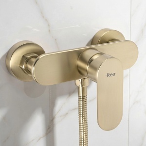 Baterie de dus REA Drop Brush Gold - Img 5