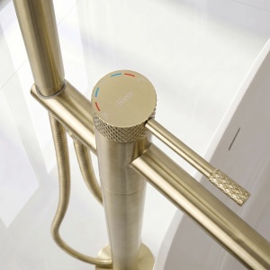 Baterie de podea Rea Venti Brush Gold - Img 2