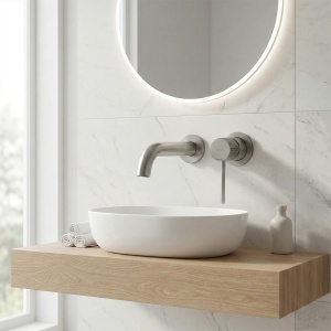 Baterie incastrata Rea Lungo Stripe Brush Nickel - Img 6