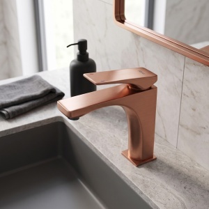 Baterie joasa pentru lavoar Rea Joe Brush Copper - Img 3
