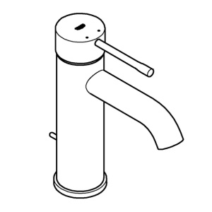Baterie lavoar Grohe Essence S monocomanda antracit periat Hard Graphite - Img 5