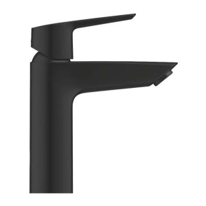 Baterie lavoar Grohe Start negru mat cu ventil Click-Clack - Img 3