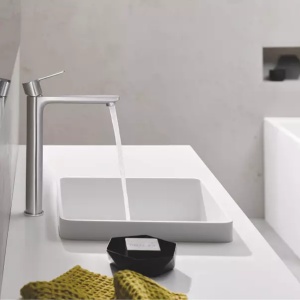 Baterie lavoar inalta Grohe Lineare marimea XL antracit periat Hard Graphite - Img 2