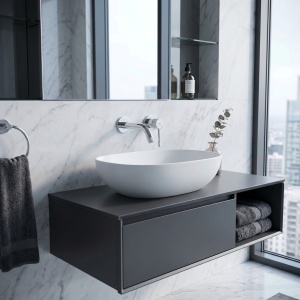 Baterie lavoar incastrata REA Venti Chrome - Img 5