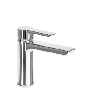 Baterie Lavoar REA ARGUS CHROME LOW, Montaj Pe Lavoar, Capat Fix, Monocomanda, Inaltime 16 Cm, Culoare Crom, Finisaj Lucios - Img 1