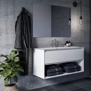 Baterie lavoar tip Grande Ideal Standard Connect Air crom lucios monocomanda - Img 7