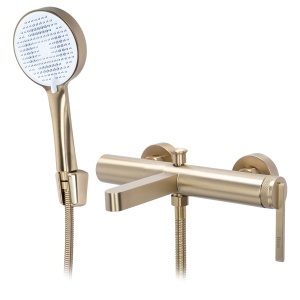 Baterie pentru cada de perete Rea Grace Brush Gold