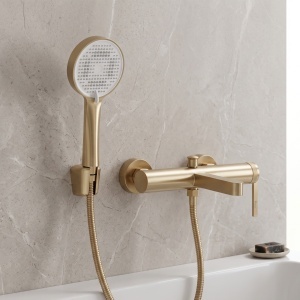 Baterie pentru cada de perete Rea Grace Brush Gold - Img 7