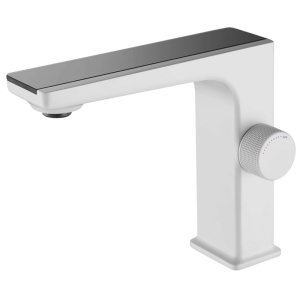 Baterie pentru lavoar cu Display LCD, Culoare Alb/Negru - Img 2