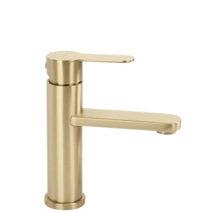 Baterie pentru lavoar Rea Arcos Brush Gold